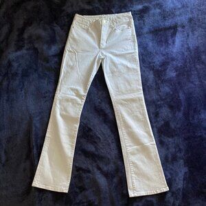 FRAME Le Mini Boot White Denim Jeans  sz 30 NWT